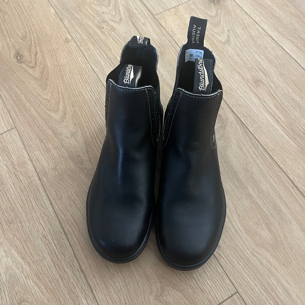 Blundstone 1448 Womens High Top Chelsea Boots US 10 Black Brogue Leather - Picture 10 of 10